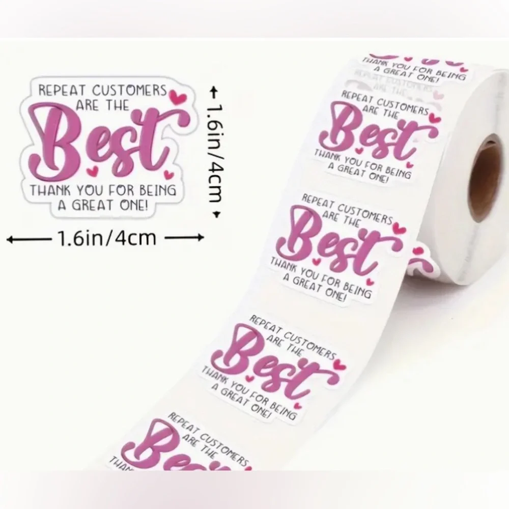 50pcs🌟 Repeat Customers are the Best Mailing Stickers